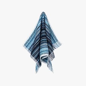 Blue Striped Handwoven Towel
