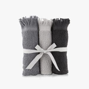 Soft Grey Towel Set for Bathroom Decor