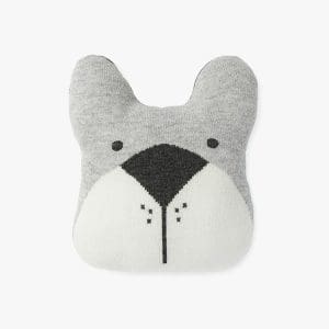 Cute bear-shaped plush pillow for children and home decor. Soft, cozy, and perfect for adding a playful touch to any space.