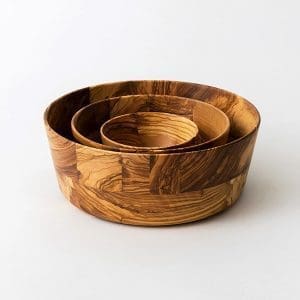 Elegant Wooden Nesting Bowls for Kitchen Decor and Serving Elegant Wooden Nesting Bowls for Kitchen Decor and Serving